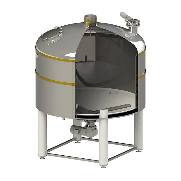 250 galon mash tun uap / jaket listrik
